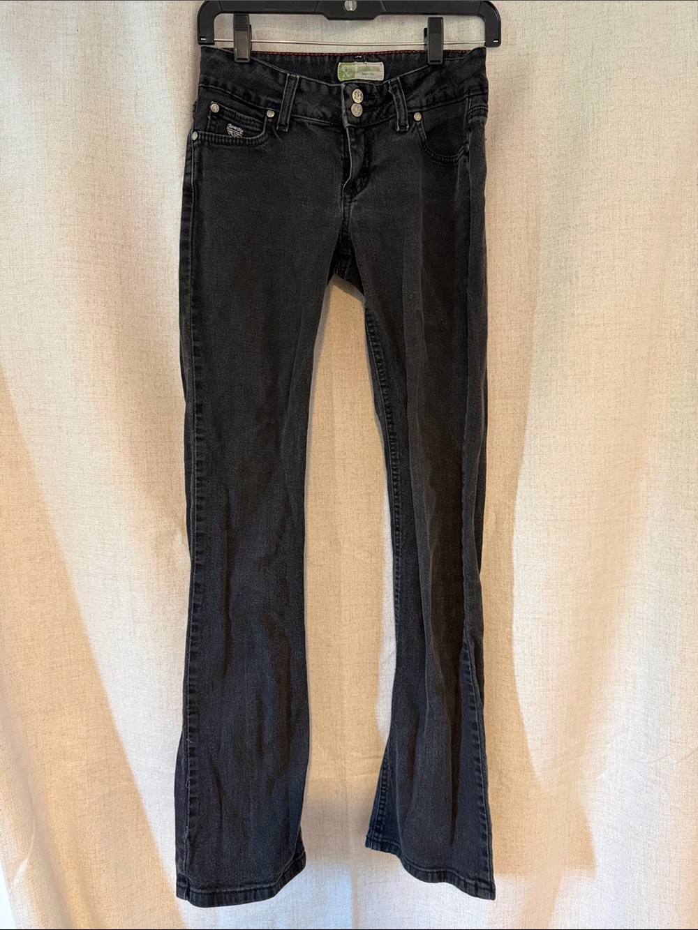 7 For All Mankind Black Bootcut Jeans